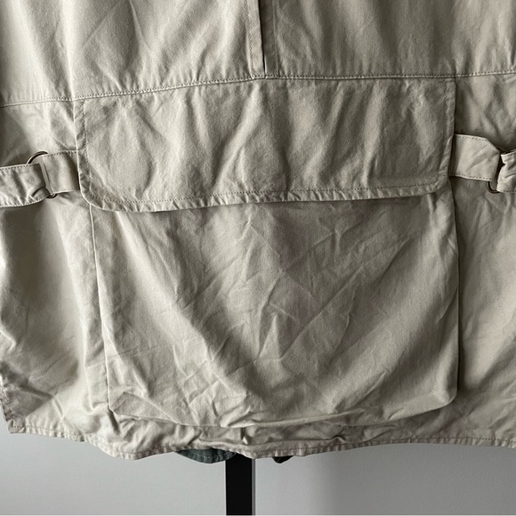 90s Vintage Woolrich Cargo Fishing Hunting Utility Vest Khaki Tan Size Large - Picture 8 of 12